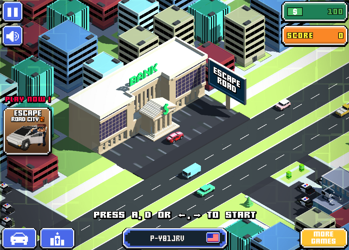Escape Road Game Screenshot