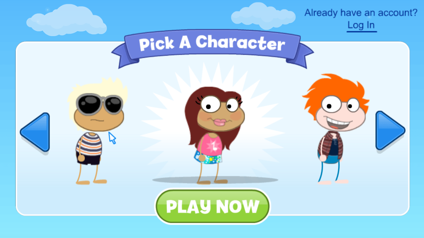 PopTropica Game Screenshot